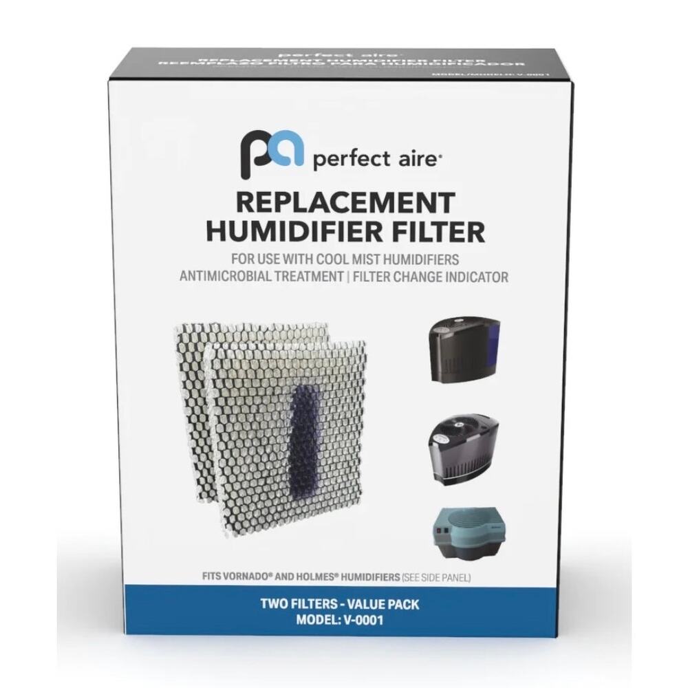 Perfect Aire V-0001 Evaporative Humidifier Wick Filter -7-1/4” x 9-3/4” x 1-1/2”
